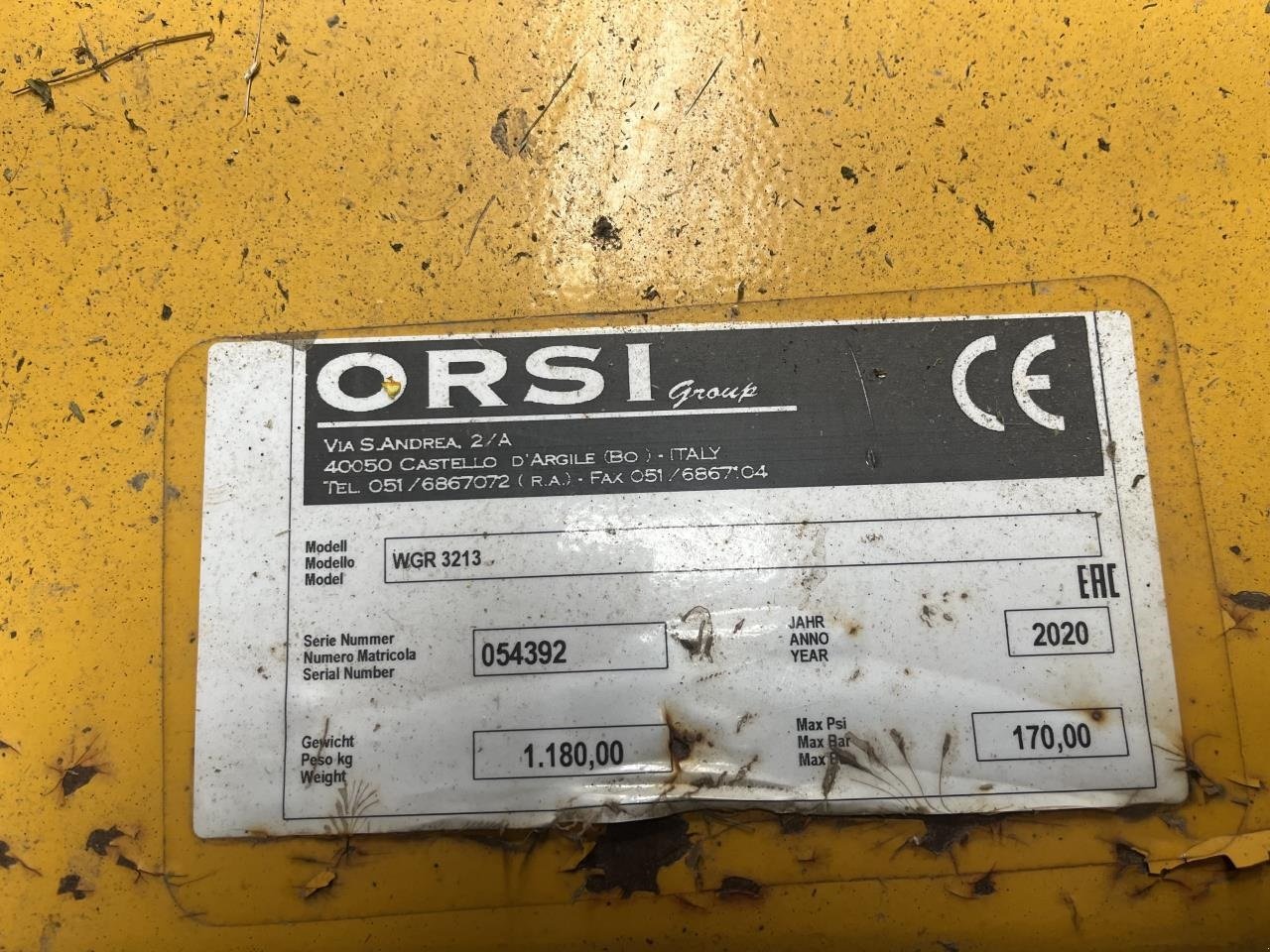 Sonstiges za tip Orsi ORSI WGR 3213, Gebrauchtmaschine u Maribo (Slika 3)