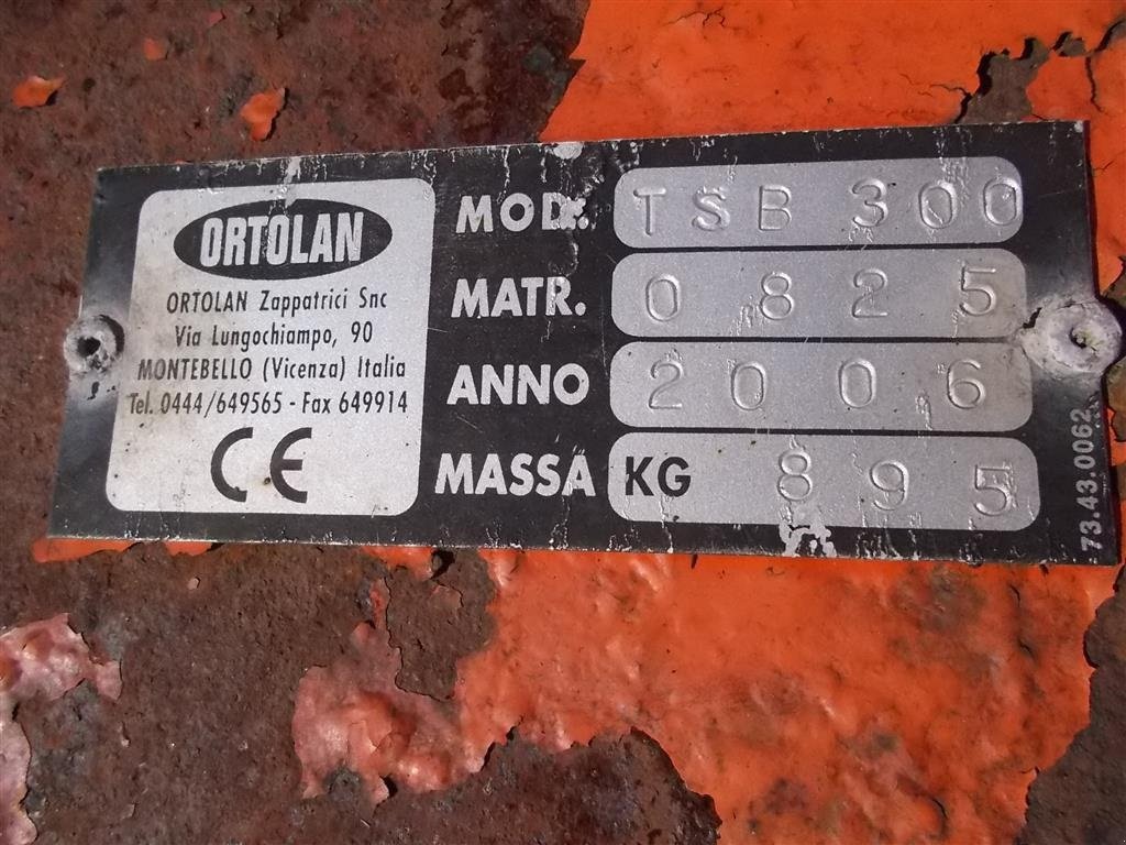 Sonstiges tip Ortolan TSB 300 NY PRIS, Gebrauchtmaschine in Roslev (Poză 6)