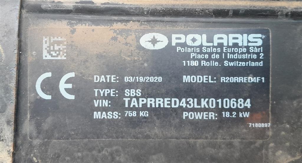 Sonstiges typu Polaris 1000 Diesel, Gebrauchtmaschine v Horsens (Obrázok 8)