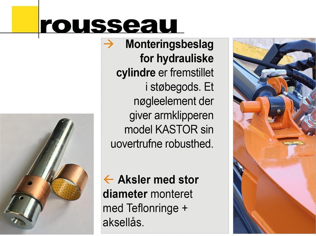 Sonstiges от тип Rousseau KASTOR 535PA hydr. 5,51 meter armklipper, Gebrauchtmaschine в Ringsted (Снимка 5)