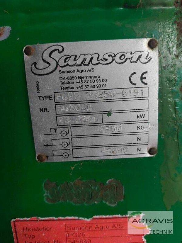 Sonstiges типа Samson PG 25, Gebrauchtmaschine в Warburg (Фотография 20)