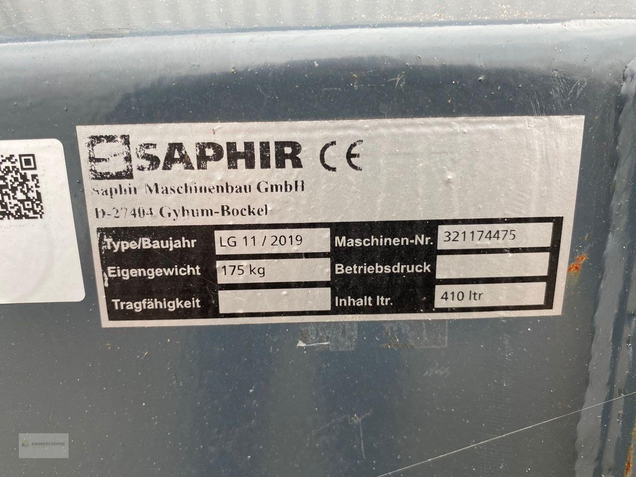 Sonstiges des Typs Saphir LG 11, Gebrauchtmaschine in Twist - Rühlerfeld (Bild 5)