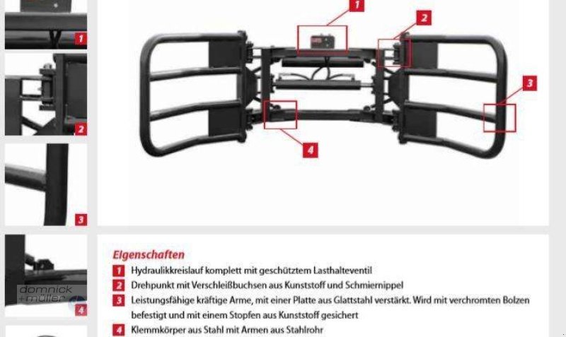 Sonstiges del tipo Sonstige *Sonstige Stroh Rundballen Klammer, Gebrauchtmaschine In Friedrichsdorf (Immagine 8)