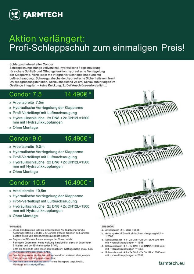 Sonstiges Türe ait Sonstige CONDOR FARMTECH SCHLEPPSCHUVERTEILER, Neumaschine içinde Lebring (resim 1)