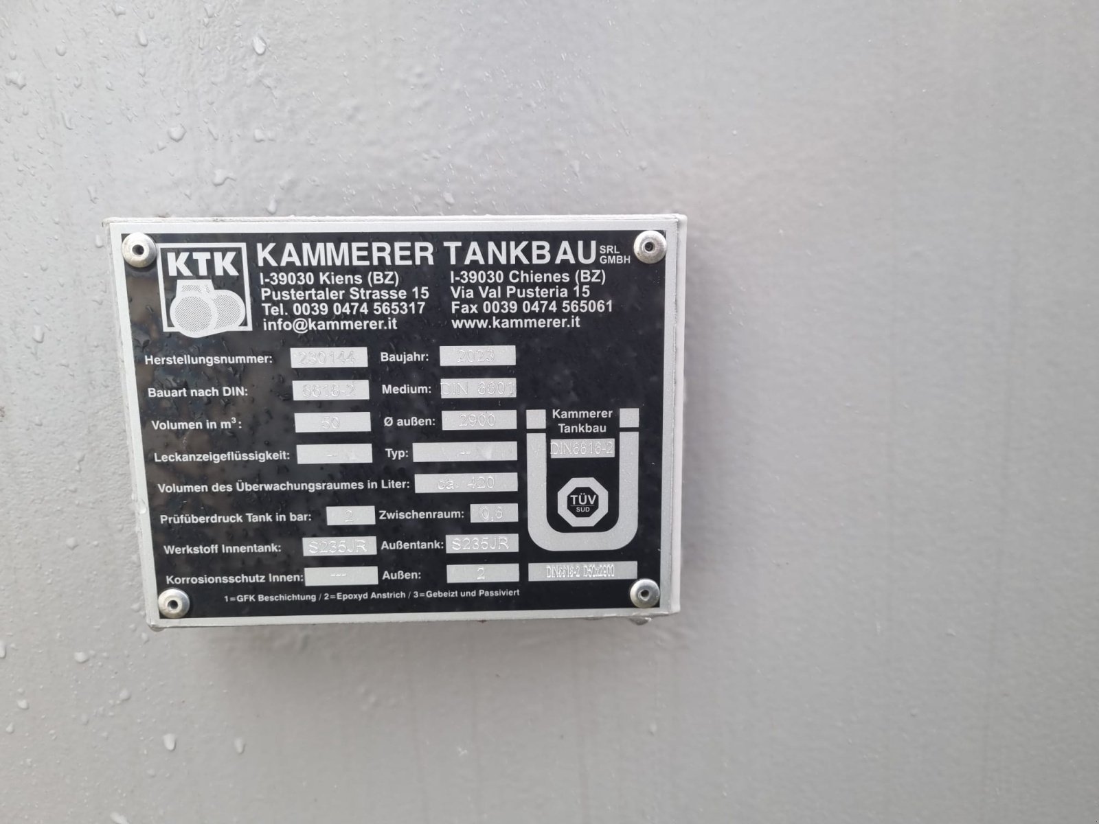 Sonstiges typu Sonstige Dieseltank, Neumaschine w Deisenhausen (Zdjęcie 3)