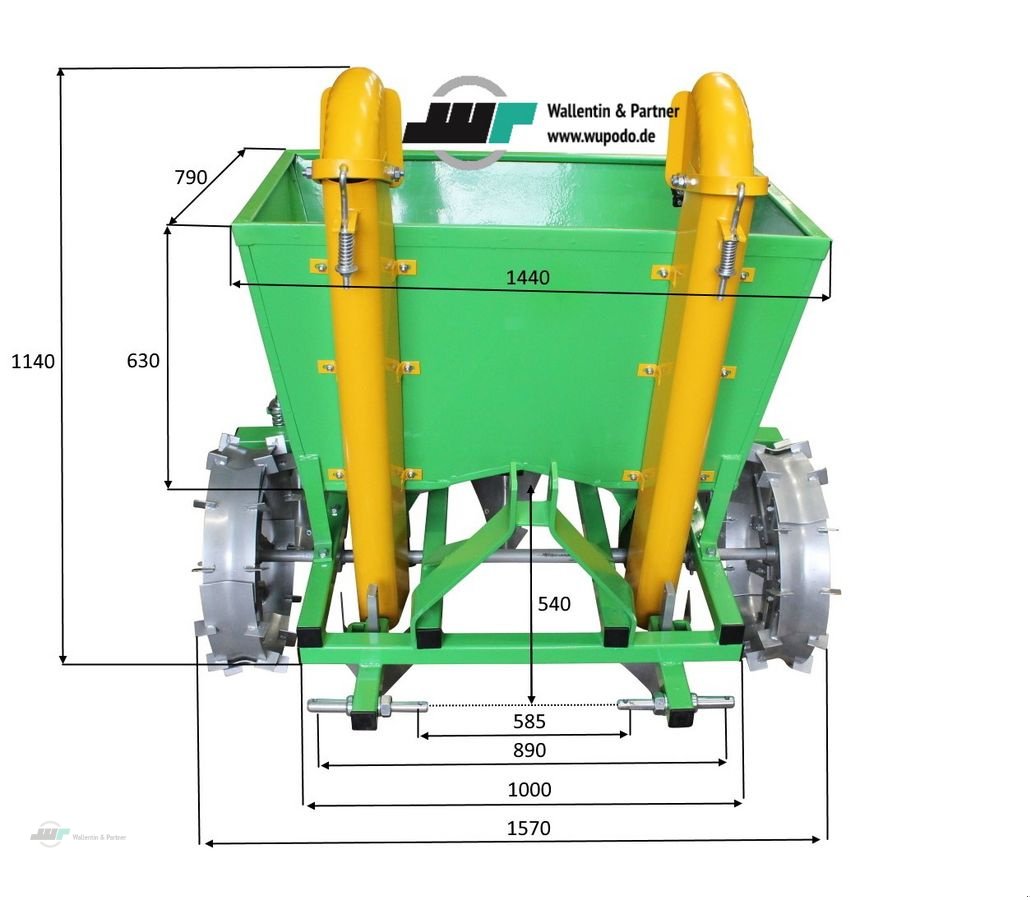 Sonstiges του τύπου Sonstige Kartoffellegemaschine zweireihig 70-75cm ab 43PS, Neumaschine σε Wesenberg (Φωτογραφία 2)