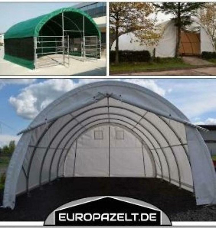 Sonstiges tipa Sonstige Leichtbauhalle Rundbogenhalle Zelt 26x9,15x4,5m STATIK NEU, Neumaschine u Rodeberg OT Eigenrieden (Slika 1)