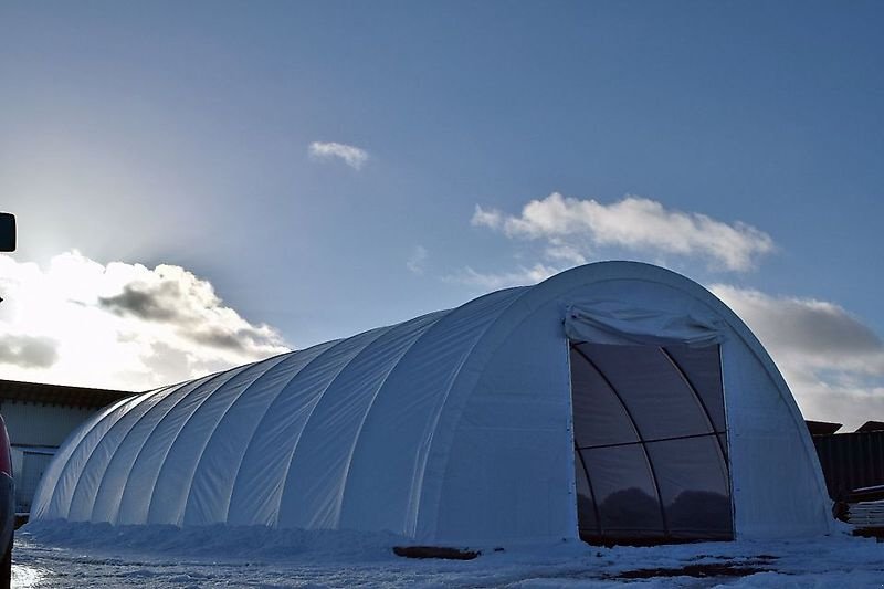 Sonstiges van het type Sonstige Rundbogenhalle Zelthalle 12x9x4,5m Landwirtschaft 750 PVC Statik, Gebrauchtmaschine in Rodeberg OT Eigenrieden (Foto 1)