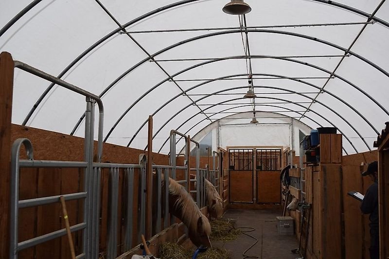 Sonstiges tip Sonstige Rundbogenhalle Zelthalle 12x9x4,5m Landwirtschaft 750 PVC Statik, Gebrauchtmaschine in Rodeberg OT Eigenrieden (Poză 2)