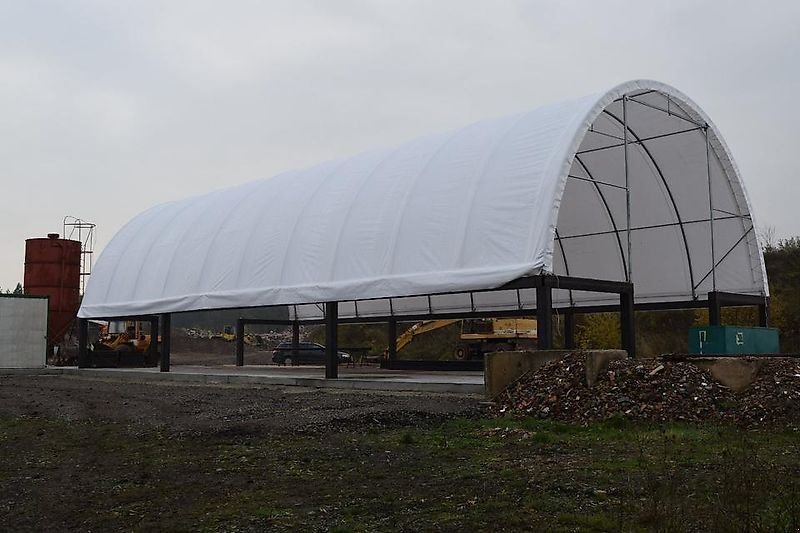 Sonstiges des Typs Sonstige Rundbogenhalle Zelthalle 12x9x4,5m Landwirtschaft 750 PVC Statik, Gebrauchtmaschine in Rodeberg OT Eigenrieden (Bild 1)