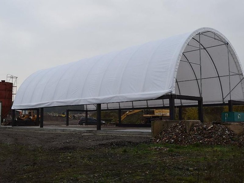 Sonstiges des Typs Sonstige Rundbogenhalle Zelthalle 12x9x4,5m Landwirtschaft 750 PVC Statik, Gebrauchtmaschine in Rodeberg OT Eigenrieden (Bild 1)