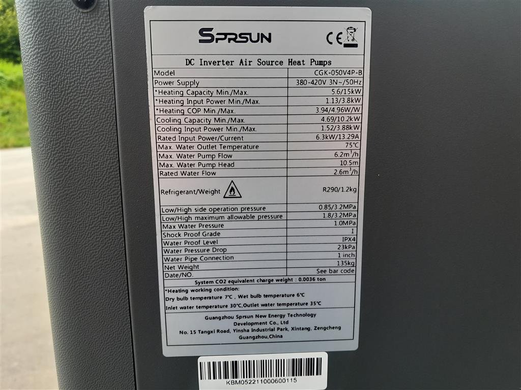 Sonstiges от тип Sonstige SPRSUN 15KW R290, Gebrauchtmaschine в Rødekro (Снимка 6)