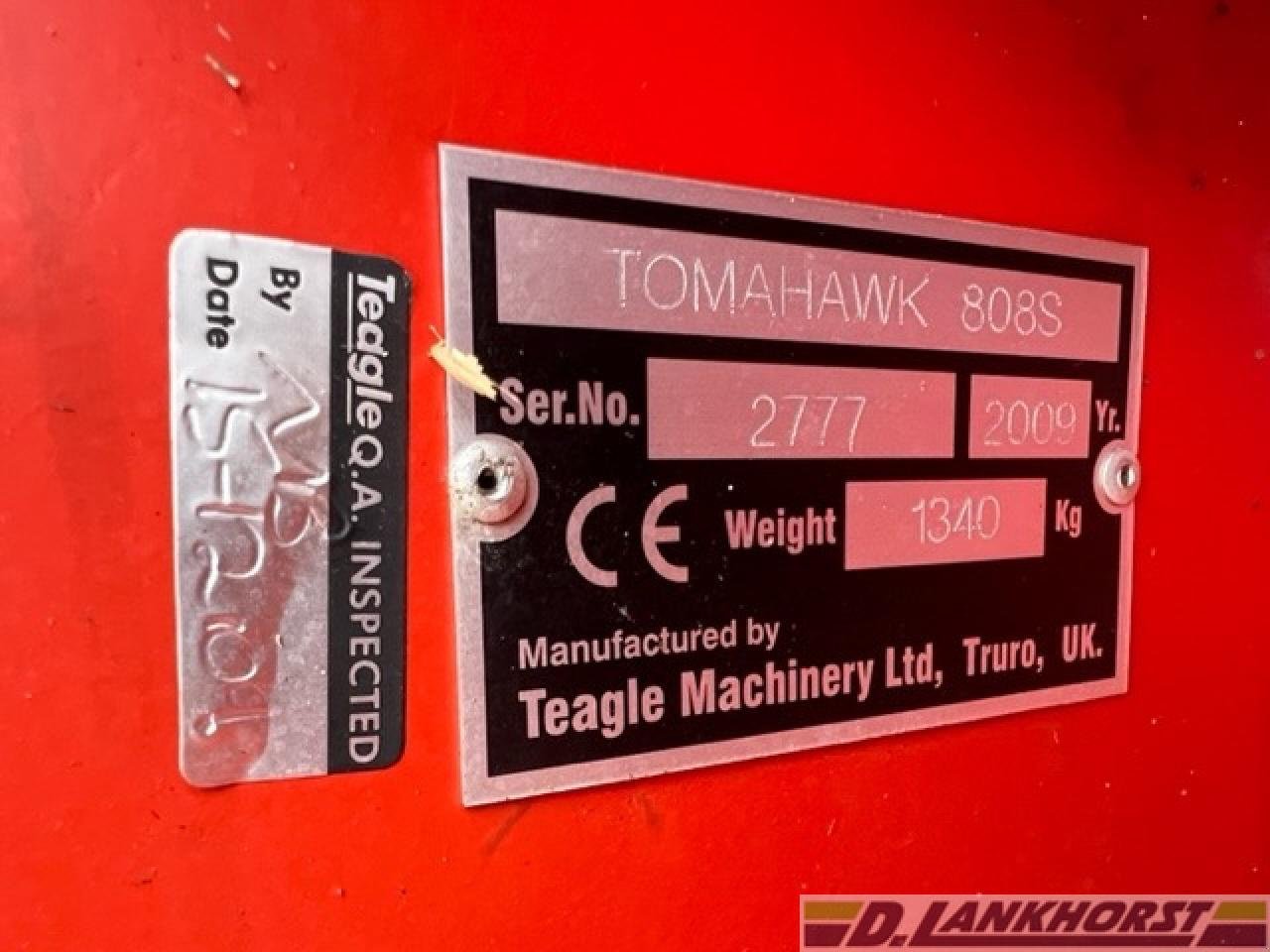 Sonstiges типа Sonstige Teagle Tomahawk 808 S, Gebrauchtmaschine в Neuenkirchen / Bramsche (Фотография 6)