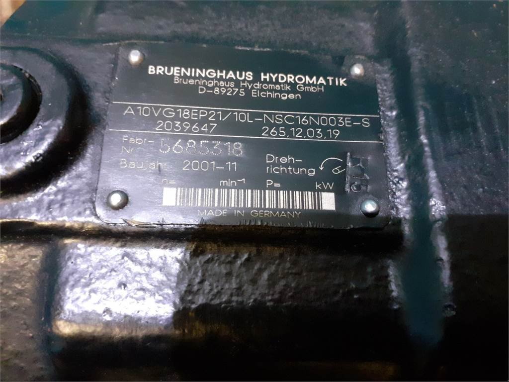 Sonstiges of the type Sonstige Variabel Hydraulikpumpe, Gebrauchtmaschine in Hemmet (Picture 9)