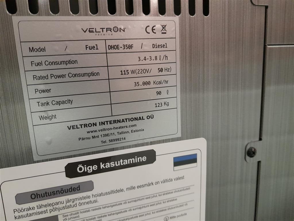 Sonstiges del tipo Sonstige VeLTRON HEATER   MED BLÆSER, Gebrauchtmaschine In Rødekro (Immagine 6)