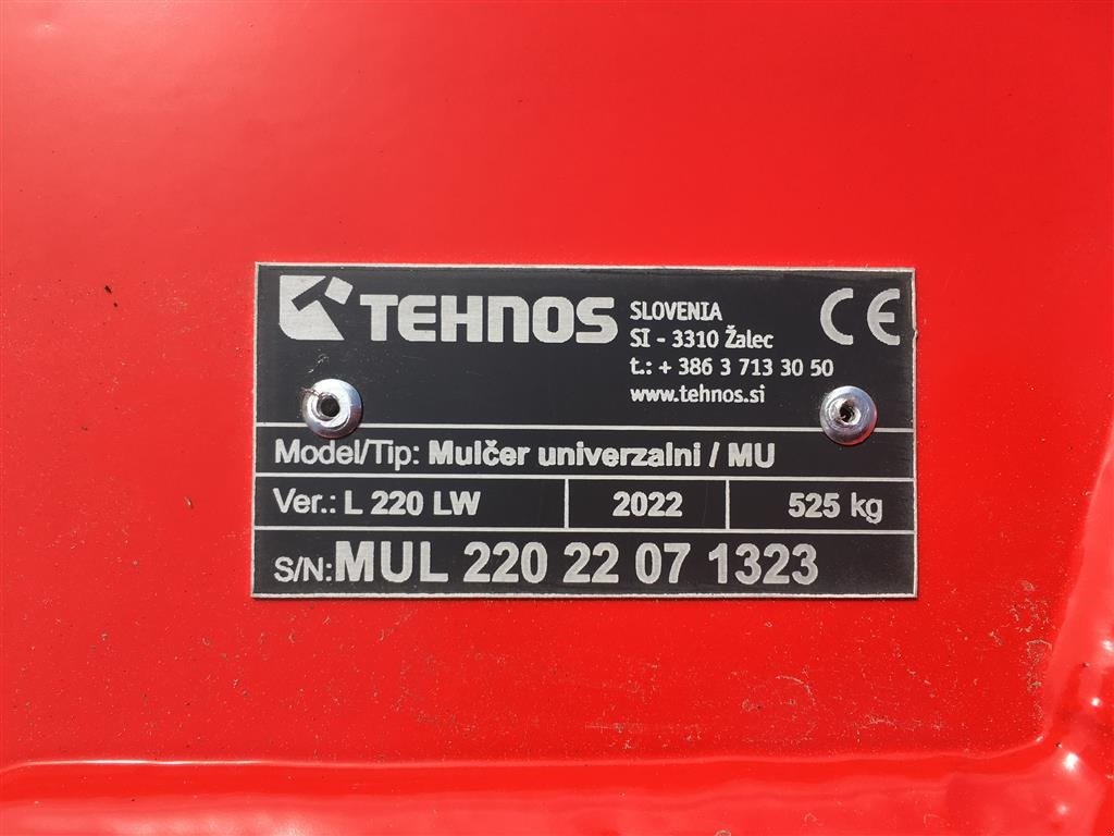 Sonstiges Türe ait Tehnos MUL 220 LW, Gebrauchtmaschine içinde Bjerringbro (resim 8)