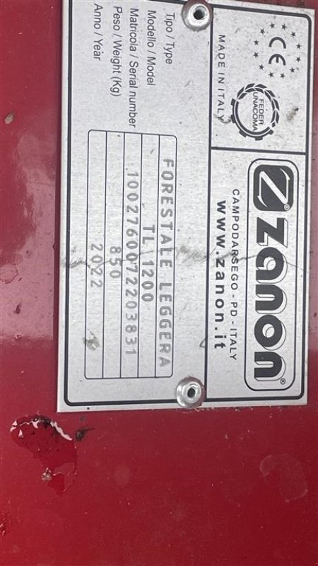 Sonstiges tip Zanon TL 1400, Gebrauchtmaschine in Suldrup (Poză 5)