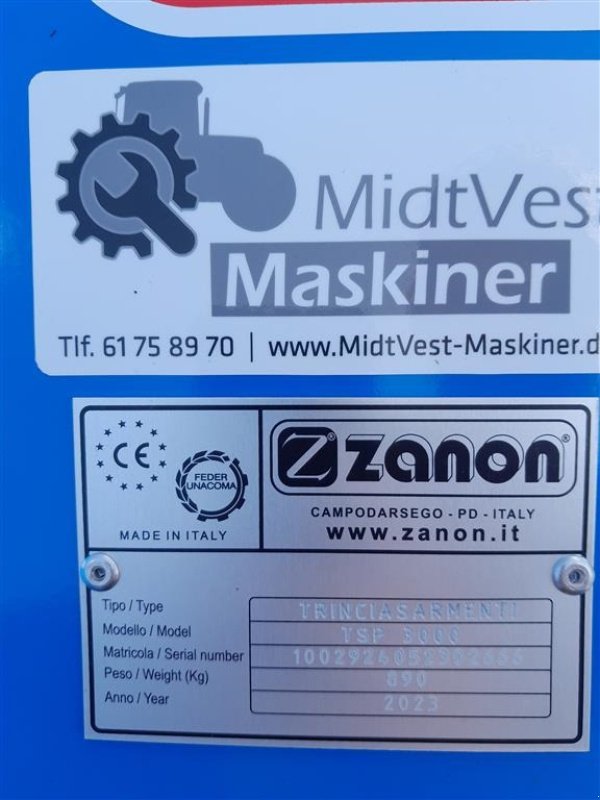 Sonstiges typu Zanon TSP 3000  "Udstillingsmodel", Gebrauchtmaschine v Skjern (Obrázek 5)