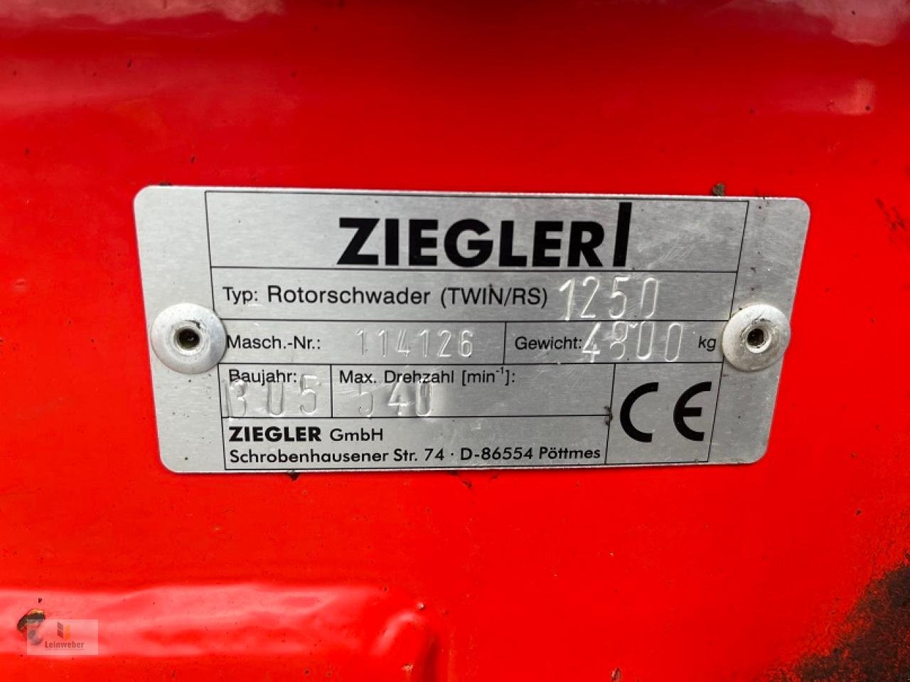 Sonstiges typu Ziegler Twin 1250 - VSK, Gebrauchtmaschine v Neuhof - Dorfborn (Obrázok 11)