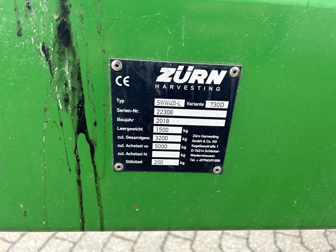 Sonstiges tip Zürn SKÆREBORDSVOGN, Gebrauchtmaschine in Bramming (Poză 5)