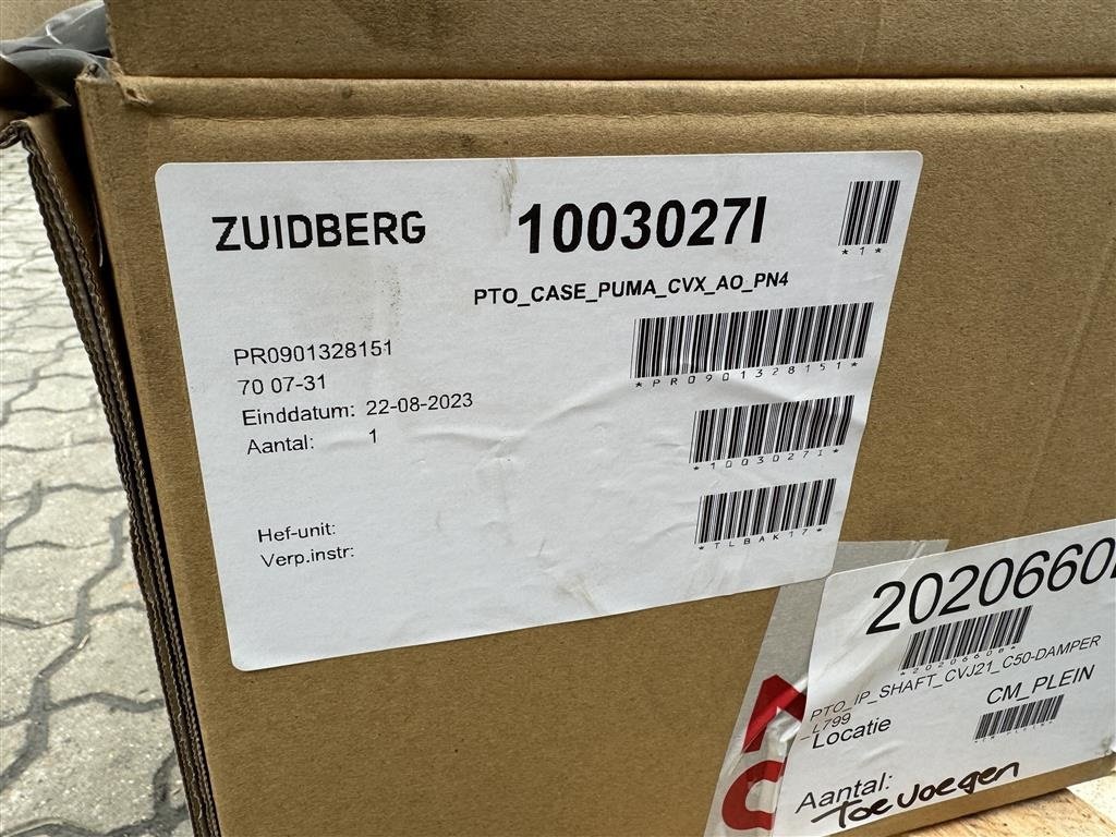 Sonstiges typu Zuidberg Front pto TIL CASE IH PUMA! FABRIKSNY!, Gebrauchtmaschine v Nørager (Obrázek 4)