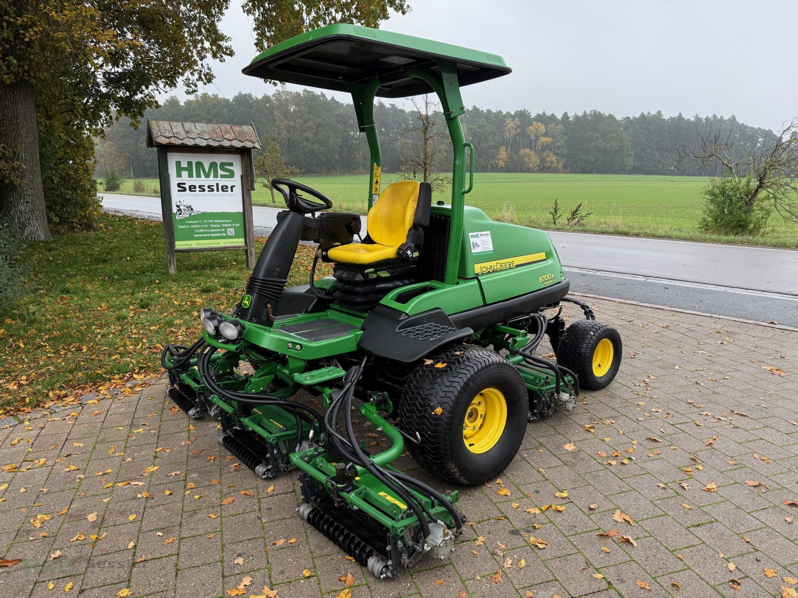 Spindelmäher του τύπου John Deere 8700A, Gebrauchtmaschine σε Weidenbach (Φωτογραφία 1)