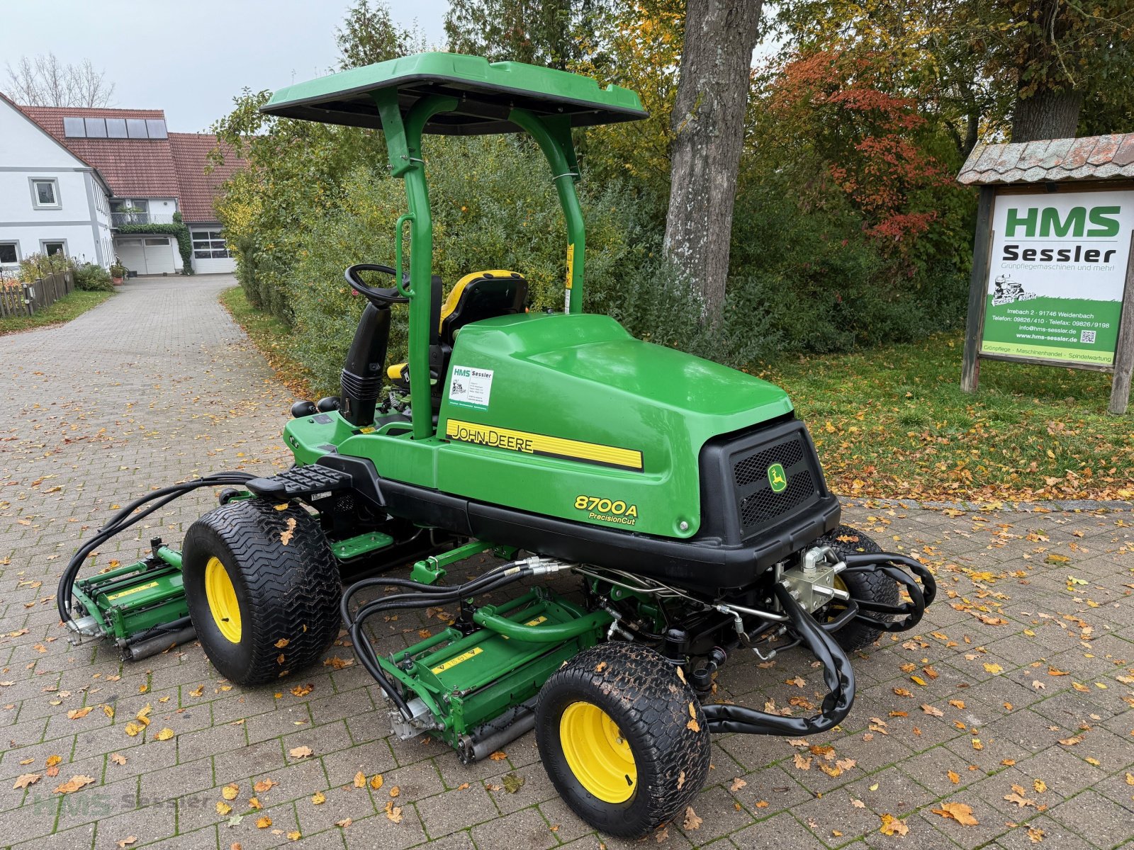 Spindelmäher του τύπου John Deere 8700A, Gebrauchtmaschine σε Weidenbach (Φωτογραφία 3)