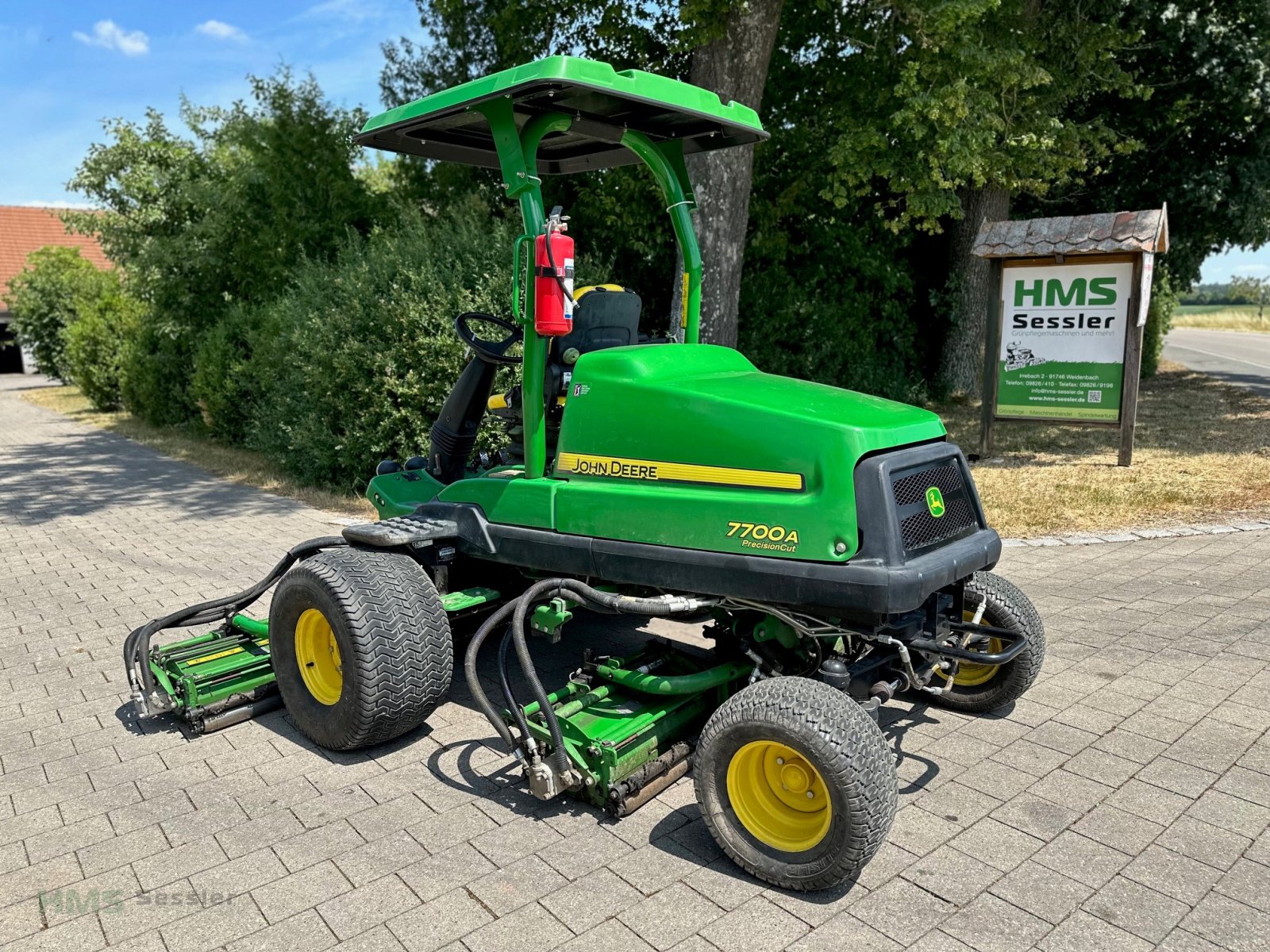 Spindelmäher del tipo John Deere Precision Cut 7700 A, Gebrauchtmaschine In Weidenbach (Immagine 3)