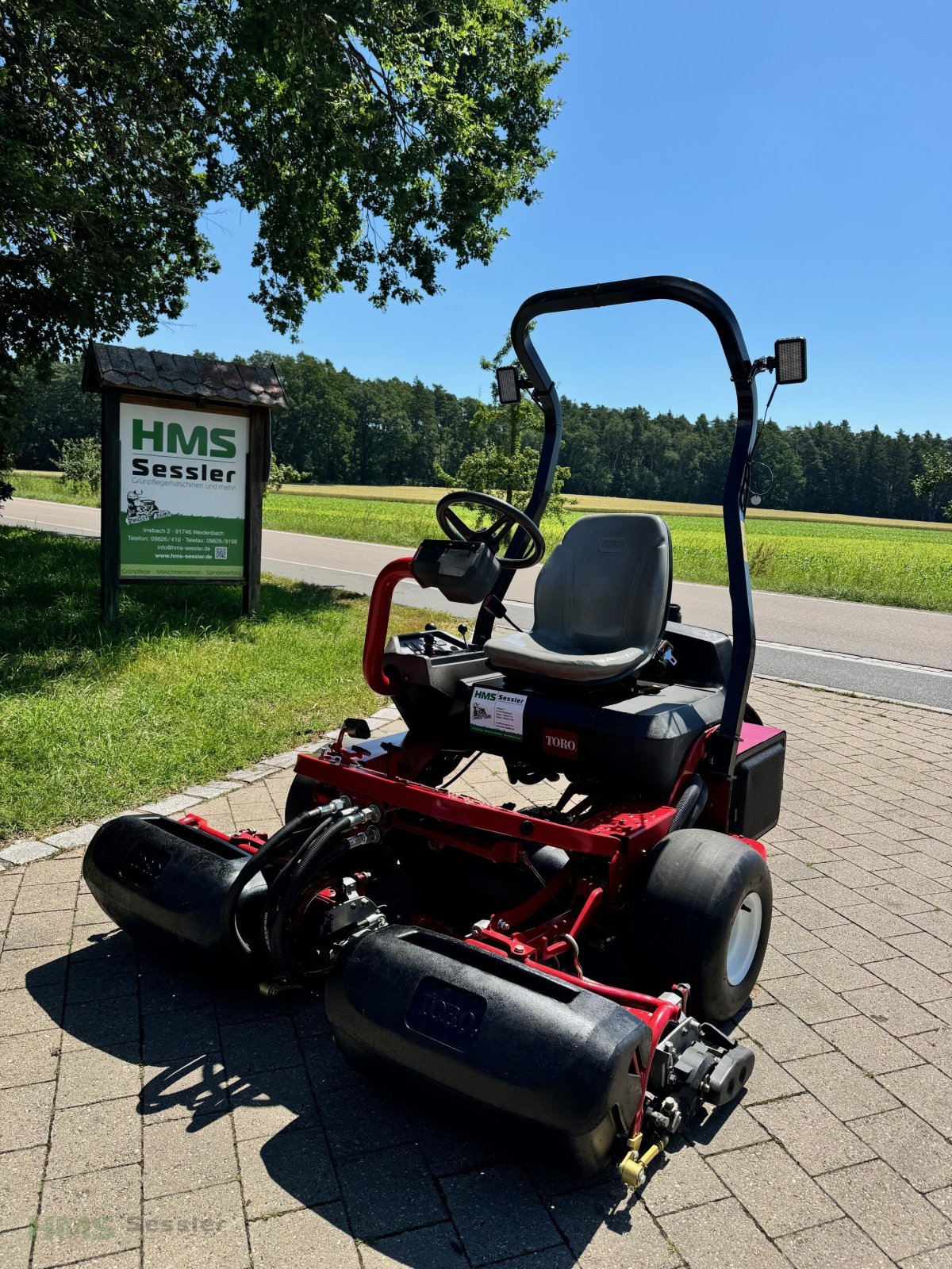 Spindelmäher Türe ait Toro Greensmaster 3250, Gebrauchtmaschine içinde Weidenbach (resim 1)