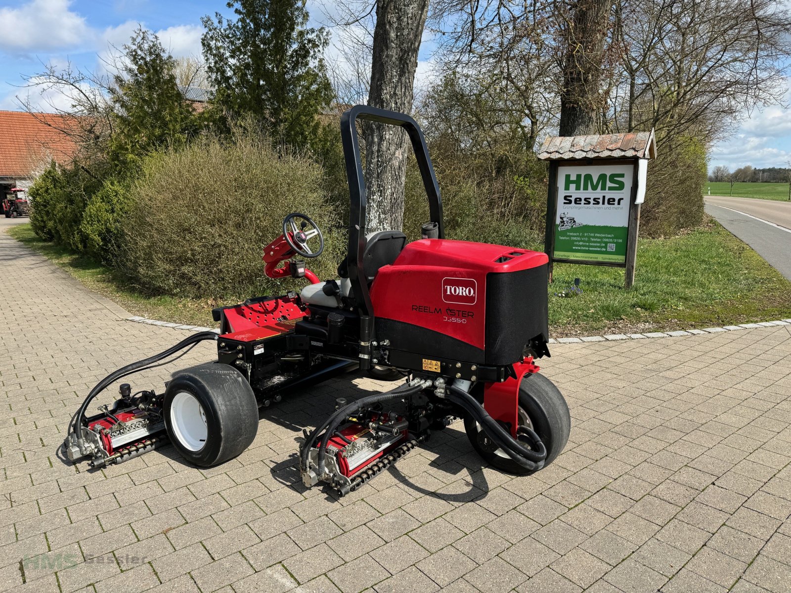 Spindelmäher van het type Toro Reelmaster 3555, Gebrauchtmaschine in Weidenbach (Foto 3)