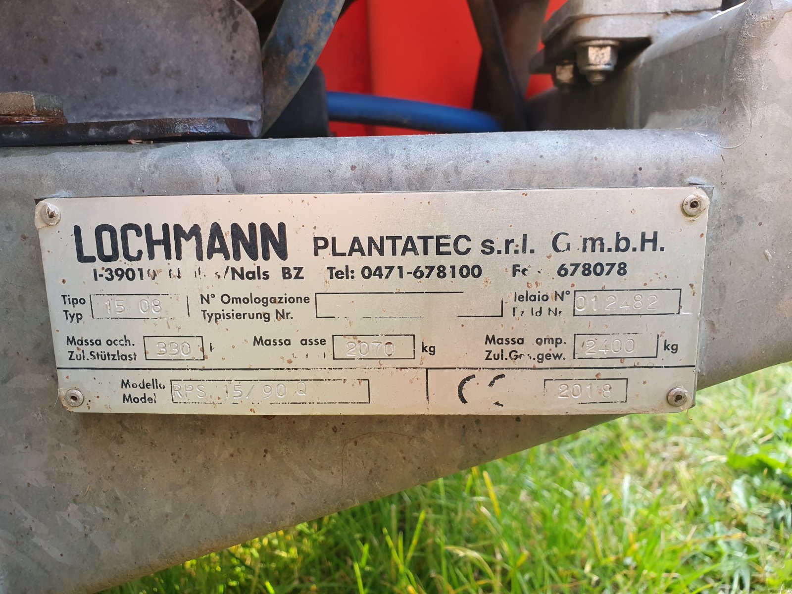 Sprühgerät typu Lochmann RPS 15/90 Q, Gebrauchtmaschine w Jork (Zdjęcie 3)