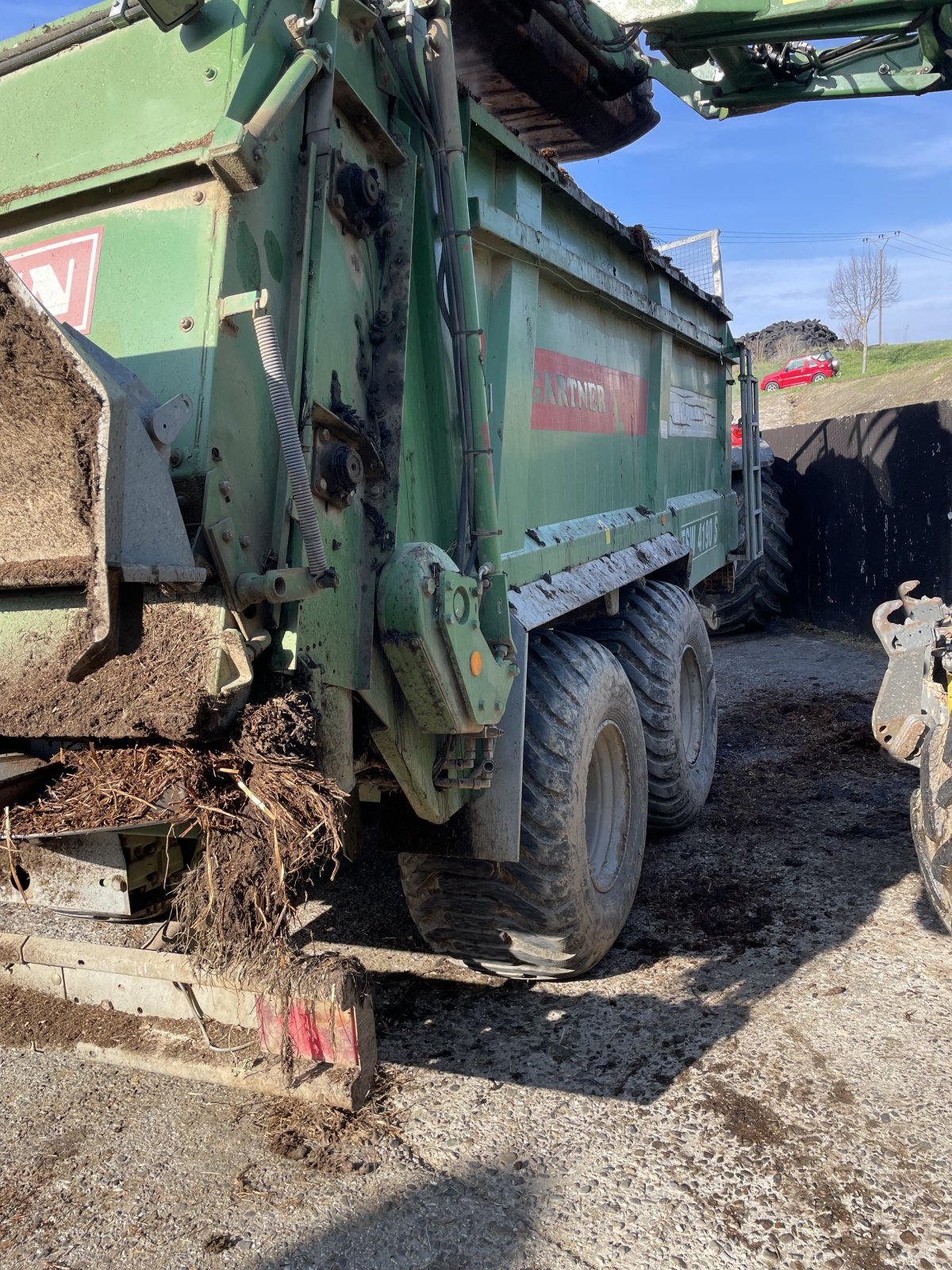 Stalldungstreuer Türe ait Bergmann TSW 4190 S, Gebrauchtmaschine içinde Niederdreis (resim 6)