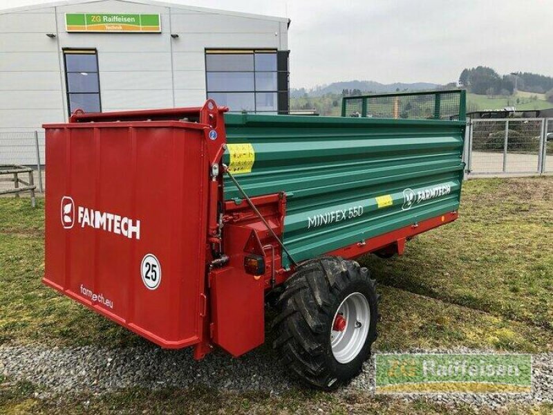 Stalldungstreuer Türe ait Farmtech Minifex 550 Dungstreuer Bergstreuer, Ausstellungsmaschine içinde Steinach (resim 11)