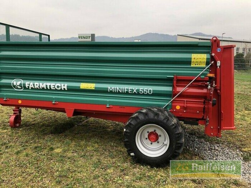 Stalldungstreuer of the type Farmtech Minifex 550 Dungstreuer Bergstreuer, Ausstellungsmaschine in Steinach (Picture 7)