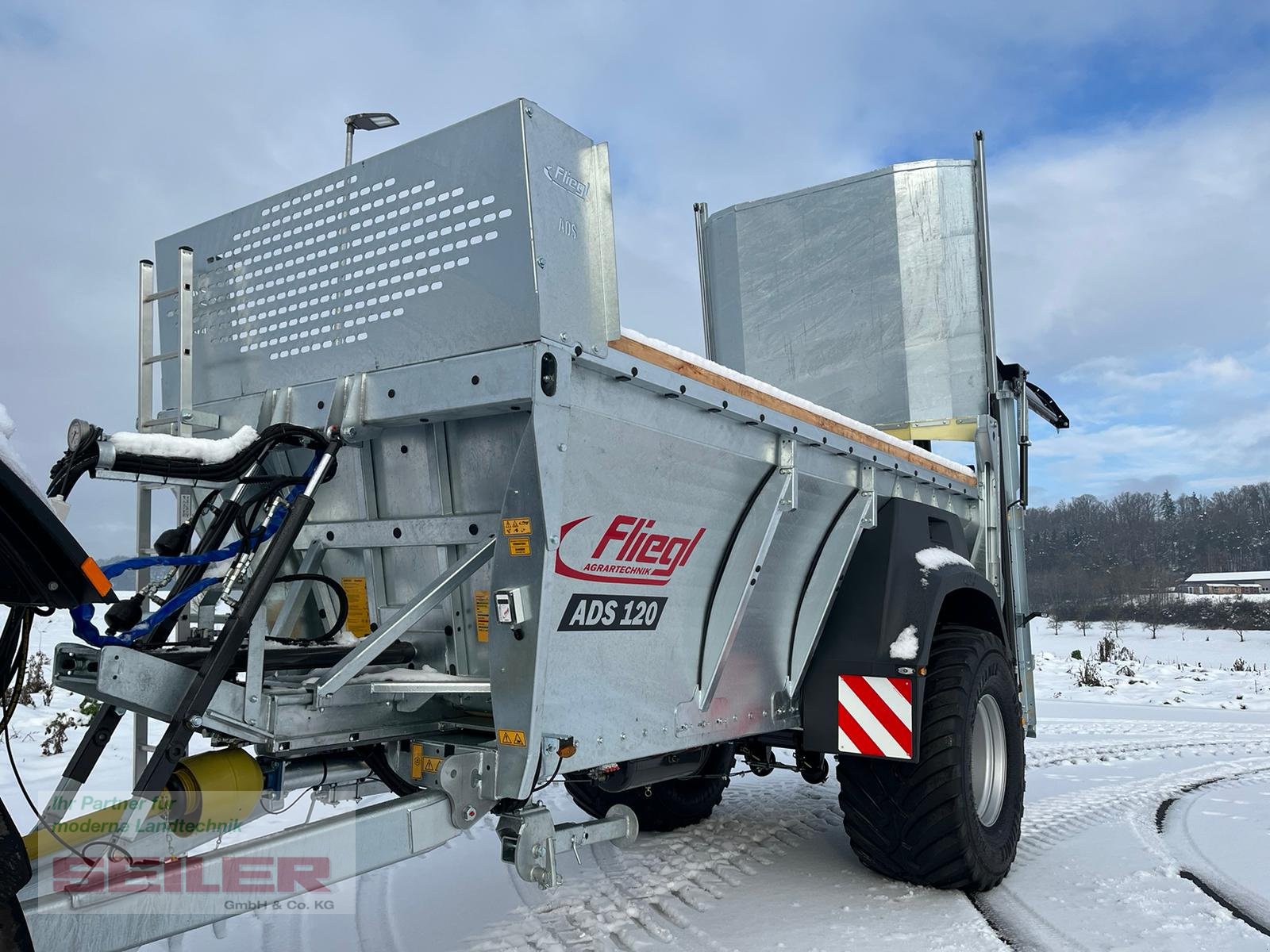 Stalldungstreuer typu Fliegl ADS 120 Einachs 14m³, Neumaschine w Burghaslach (Zdjęcie 16)