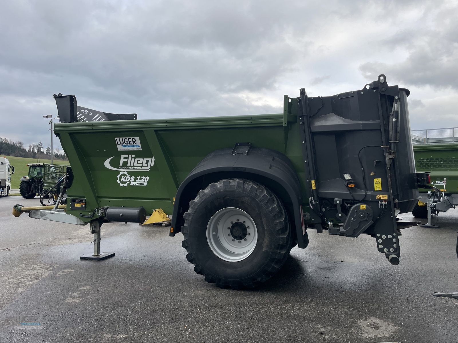 Stalldungstreuer Türe ait Fliegl KDS 120 JuniorXL Einachs, Vorführmaschine içinde Niederkappel (resim 4)