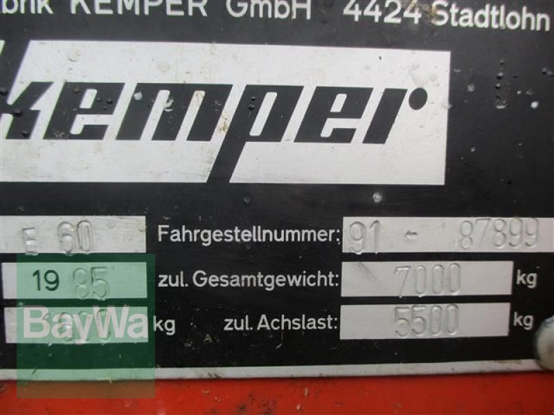 Stalldungstreuer a típus Kemper EG 60  #435, Gebrauchtmaschine ekkor: Schönau b.Tuntenhausen (Kép 8)