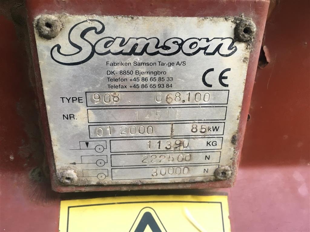 Stalldungstreuer tipa Samson 908/SP-11 m/Bremser, Gebrauchtmaschine u Bjerringbro (Slika 6)