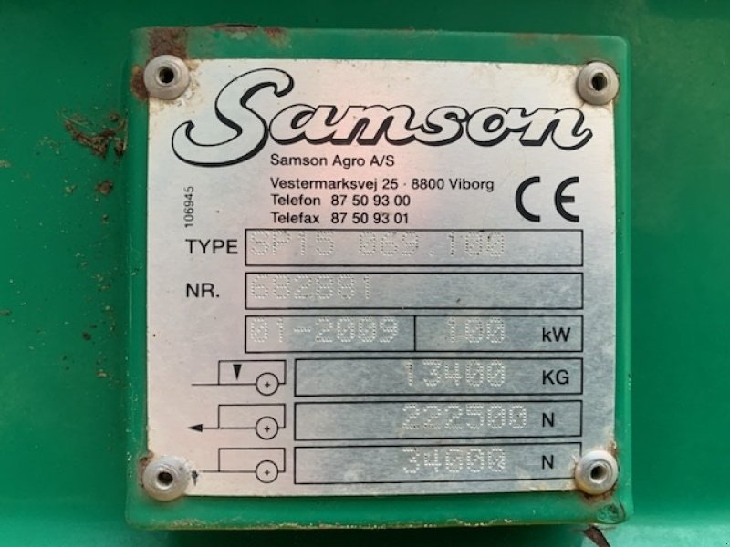 Stalldungstreuer от тип Samson SP15, Gebrauchtmaschine в Skjern (Снимка 3)