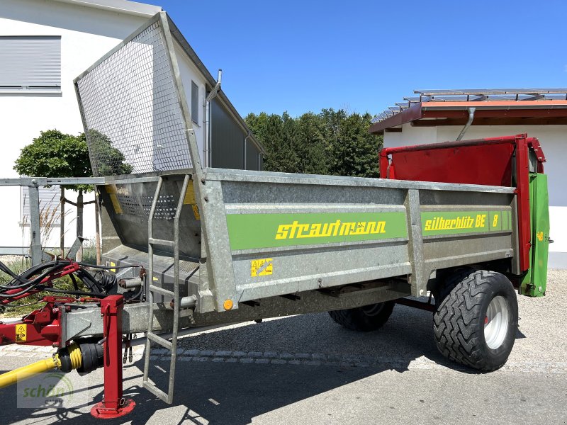 Stalldungstreuer tipa Strautmann Silberblitz BE 8 mit großer Bereifung und 2-Teller-Breitstreuwerk !!!, Gebrauchtmaschine u Burgrieden