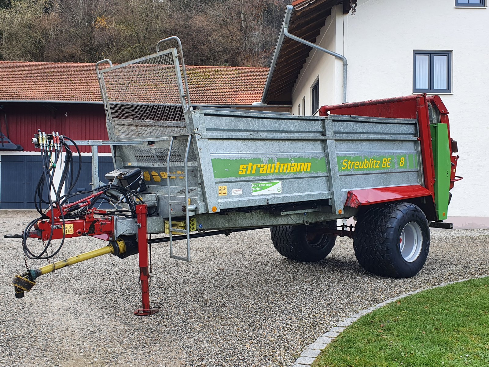 Stalldungstreuer van het type Strautmann Silberblitz BE 8, Gebrauchtmaschine in Oberornau (Foto 15)