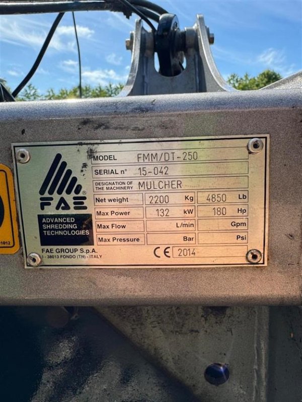 Stockfräse tip FAE FMM/DT-250, Gebrauchtmaschine in Ikast (Poză 6)