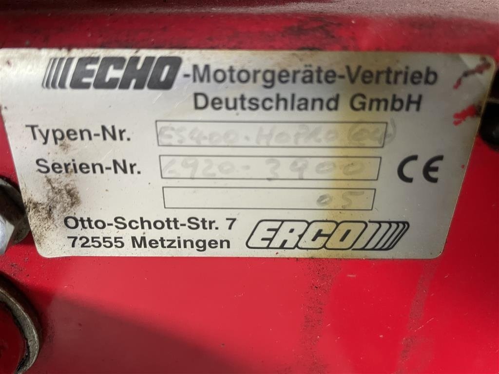 Straßenkehrmaschine от тип Echo ES400, Gebrauchtmaschine в Kerteminde (Снимка 5)