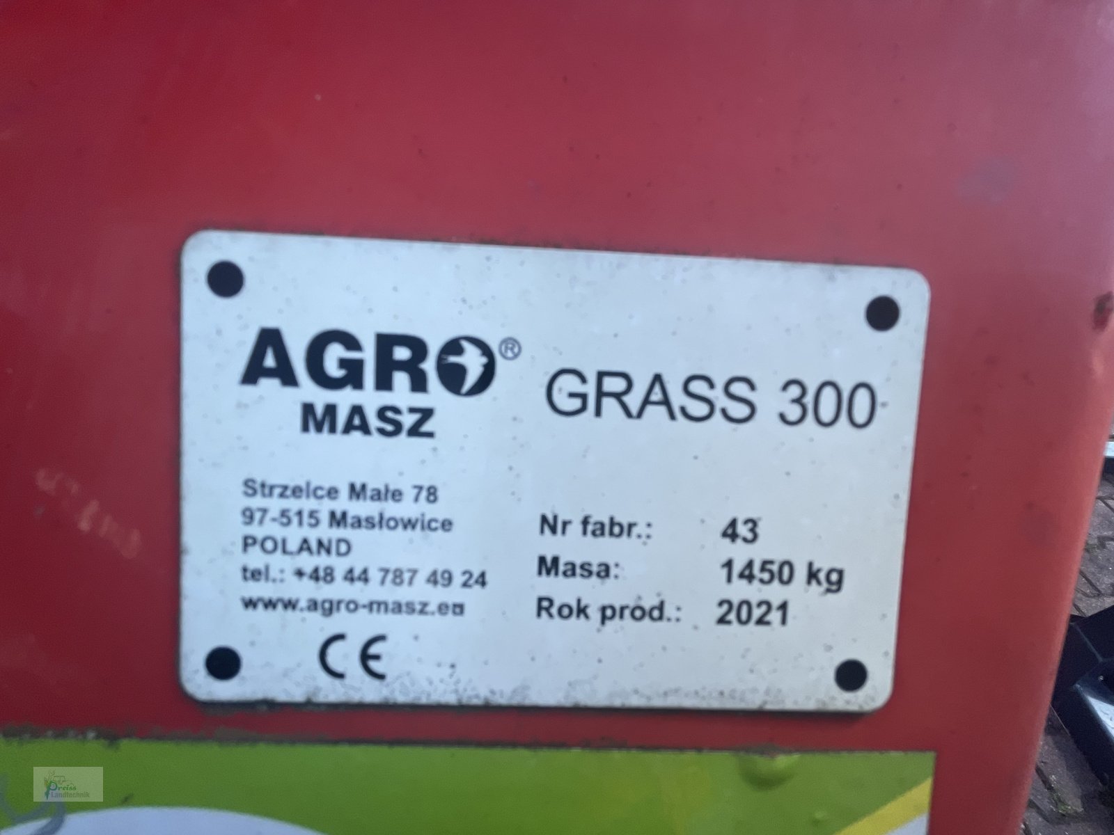 Striegel mit Nachsaateinrichtung typu Agro-Masz Grass 300, Neumaschine v Bad Kötzting (Obrázek 7)