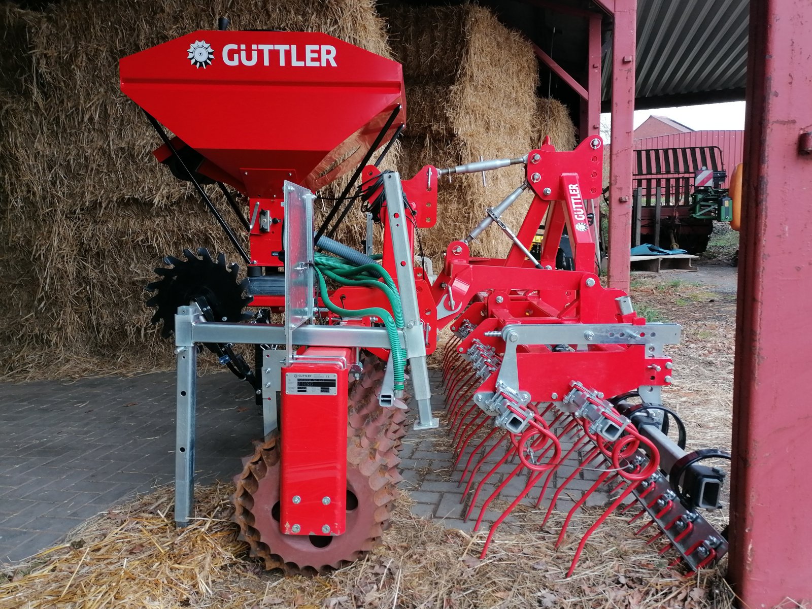 Striegel mit Nachsaateinrichtung tipa Güttler Green Master 300, Gebrauchtmaschine u Münster (Slika 2)