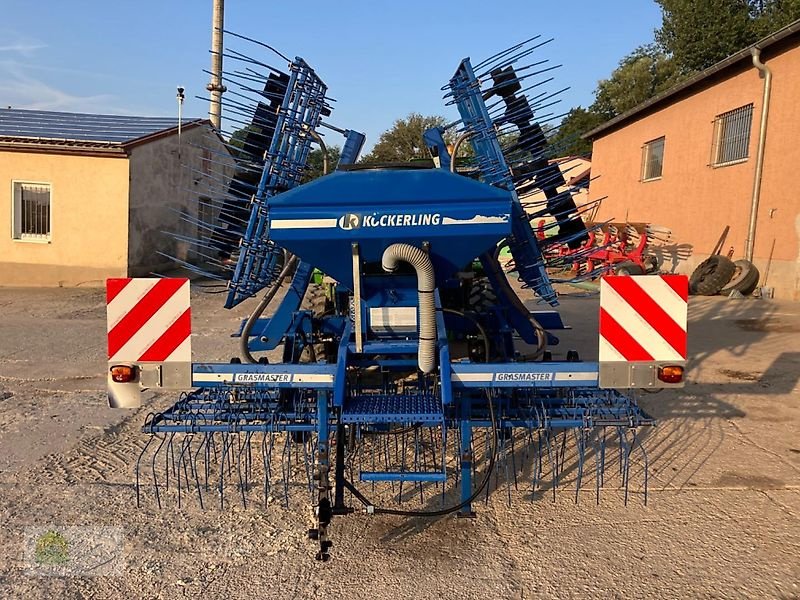 Striegel mit Nachsaateinrichtung Türe ait Köckerling Grasmaster 600, Gebrauchtmaschine içinde Salsitz (resim 7)