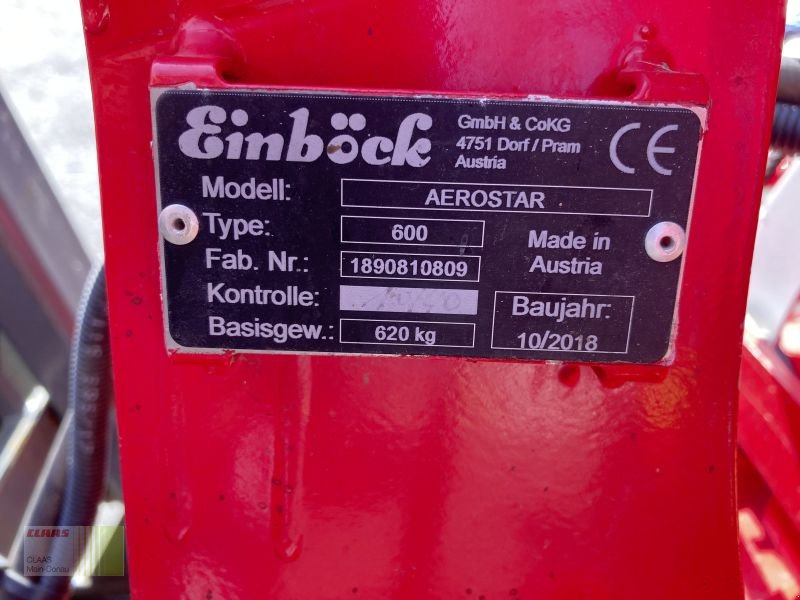 Striegel του τύπου Einböck AEROSTAR 600, Gebrauchtmaschine σε Werneck (Φωτογραφία 10)