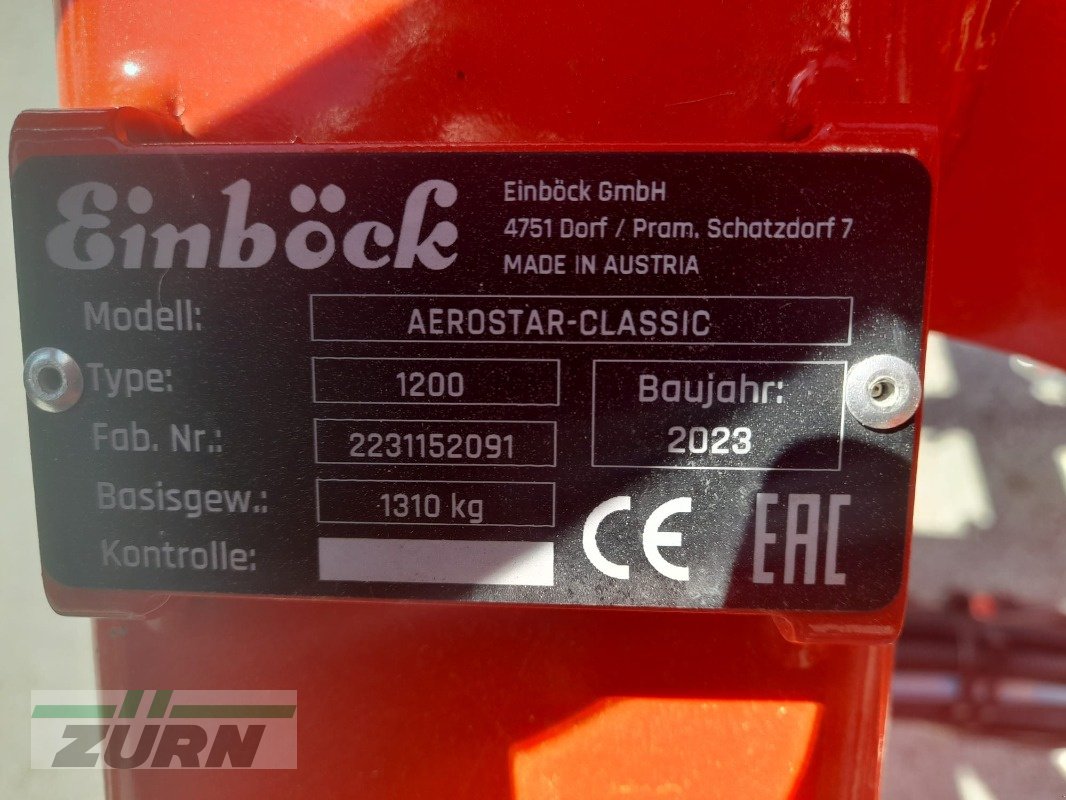 Striegel typu Einböck Aerostar-Classic 1200, Neumaschine v Rot am See (Obrázok 4)