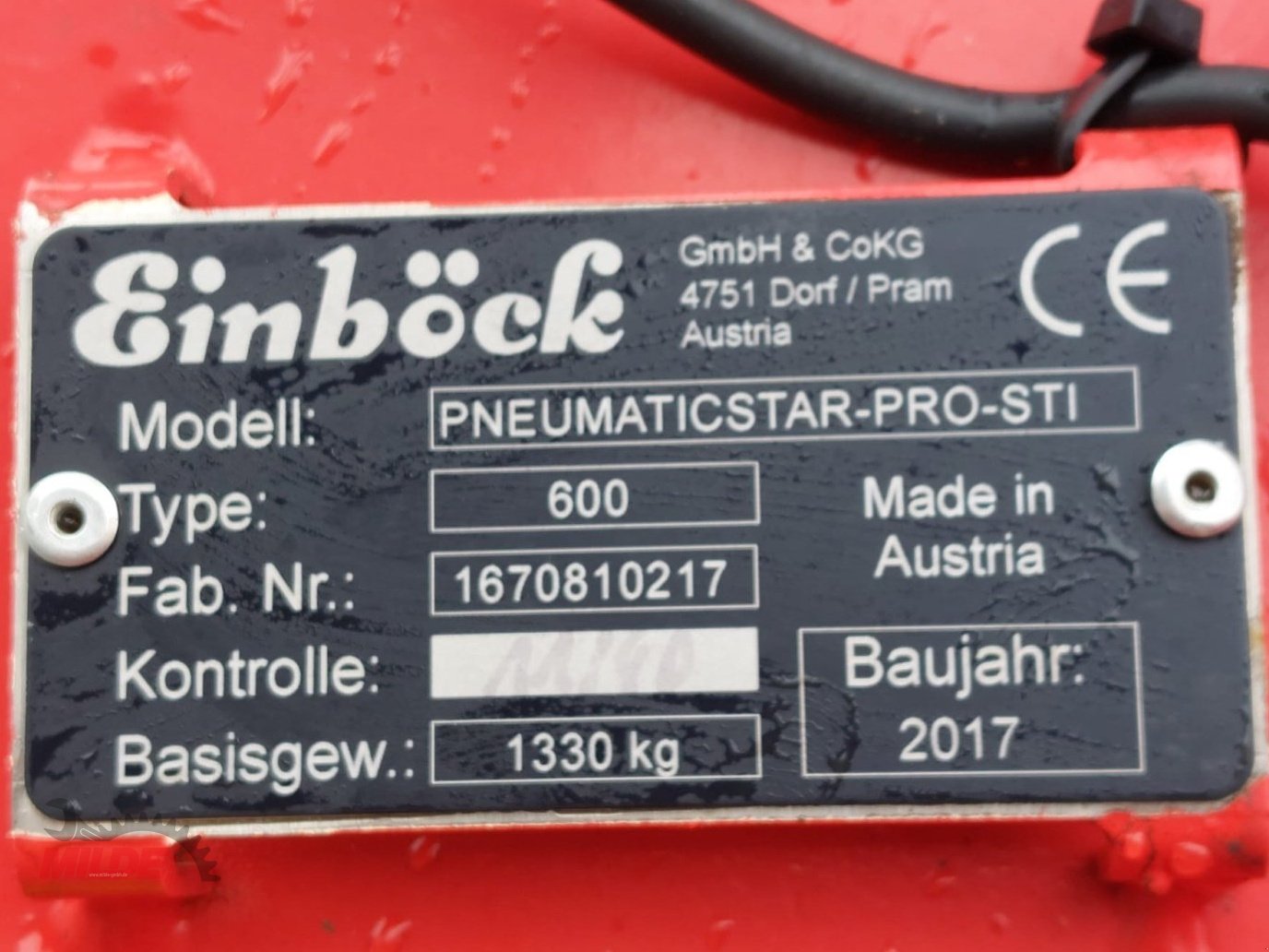 Striegel des Typs Einböck Pneumaticstar PRO 600 STI, Gebrauchtmaschine in Creußen (Bild 6)