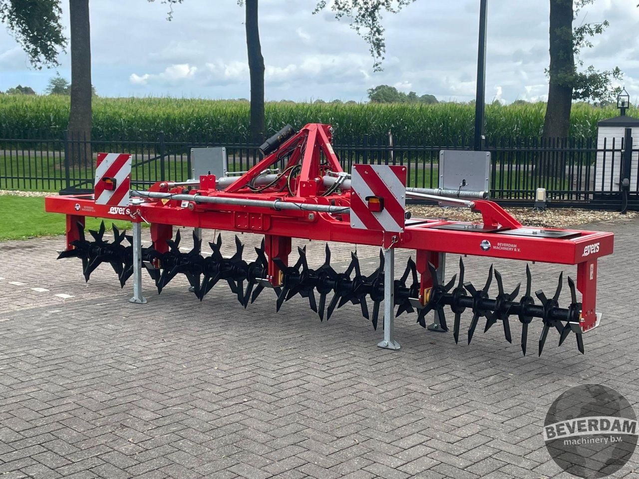 Striegel del tipo Evers GB-5 Graslandbeluchter, Neumaschine en Vriezenveen (Imagen 4)